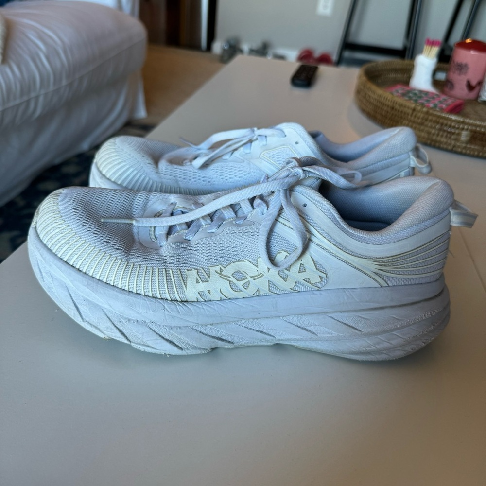 HOKA Bondi White 9.5 - Picture 3 of 6